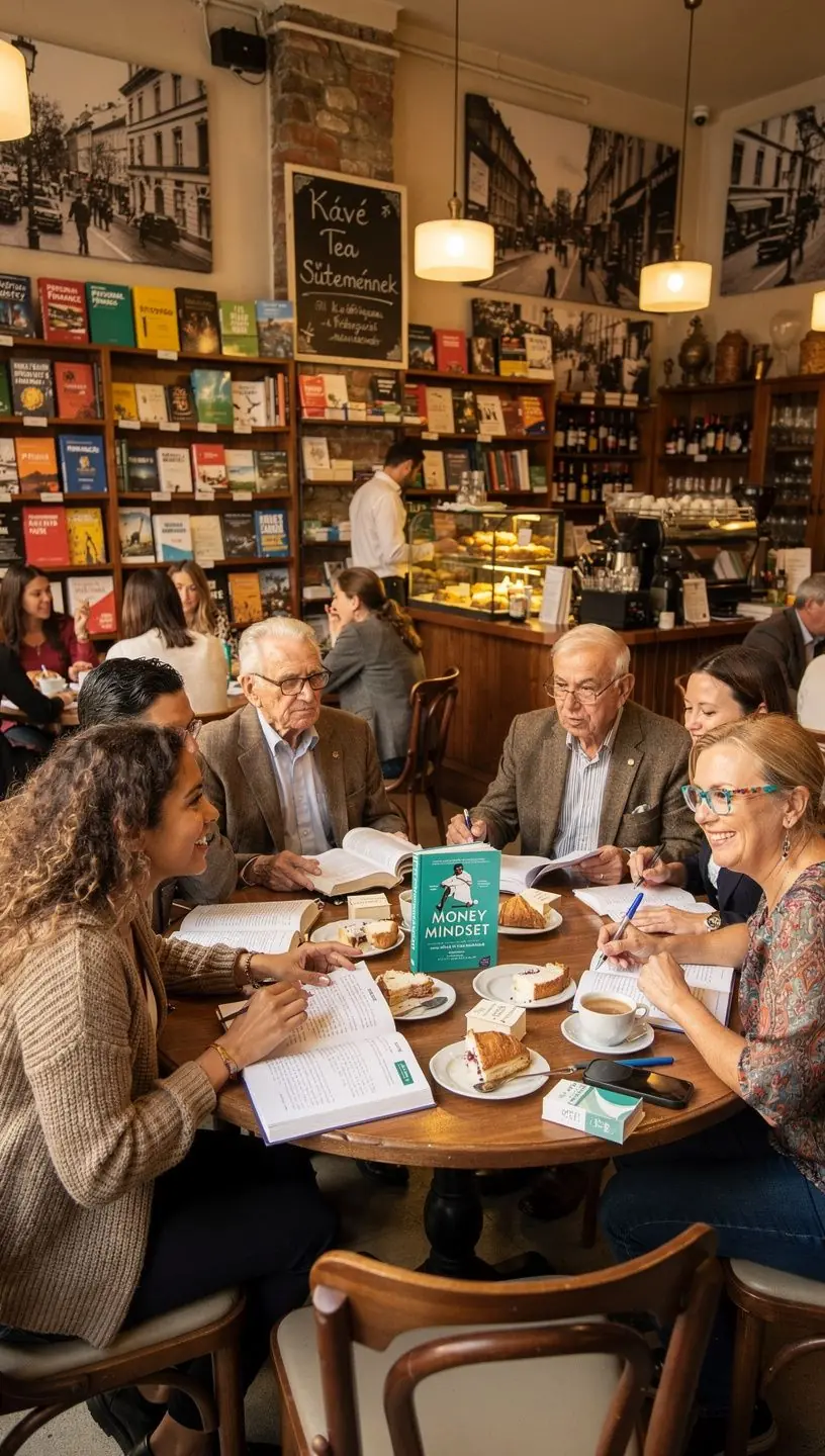 Személyes pénzügyi alapismeretek oktatása csoportos tanfolyamon modern tanteremben